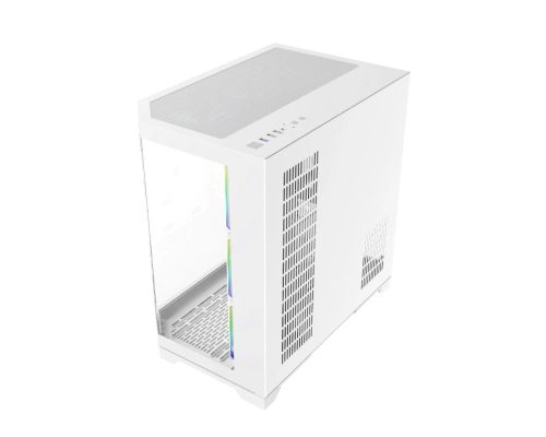 Gamemax Case ATX - HYPE-A White - 4 x 120 mm Addressable RGB fans, image , 11 image