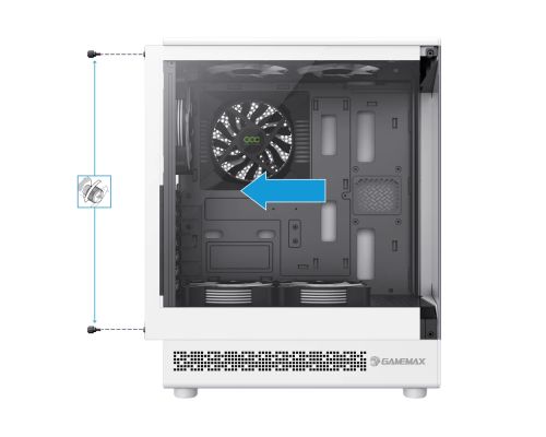 Gamemax Case ATX - Vista COC AW - 5 x 120 mm A-RGB Fans, MB Plate COC Fan, image _ab__is.image_number.default