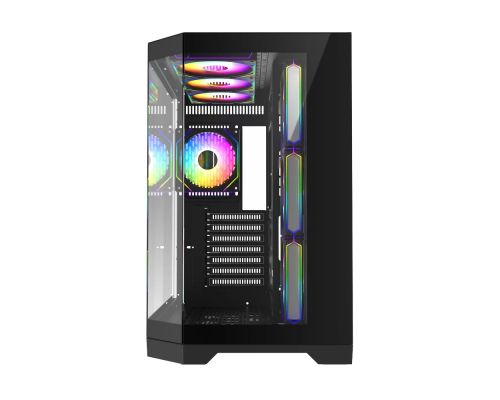 Gamemax Case ATX - HYPE-A Black - 4 x 120 mm Addressable RGB fans, image _ab__is.image_number.default
