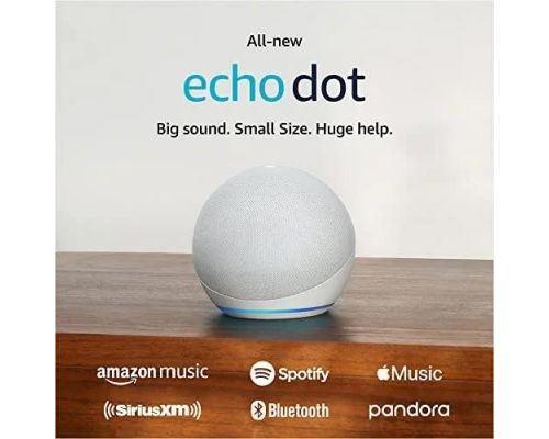 Multimedia Speaker Amazon Echo Dot 5, White, image _ab__is.image_number.default