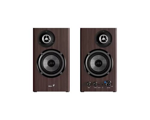 Genius Speakers 2.0 - SP-HF1812BT - 50W RMS, Bluetooth 5.3, Dark Brown, image _ab__is.image_number.default