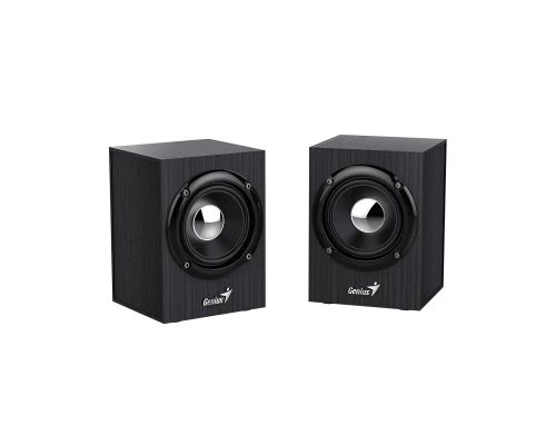 Genius Speakers 2.0 - SP-HF385BT - 4W RMS, Bluetooth 5.0, Wood, image _ab__is.image_number.default