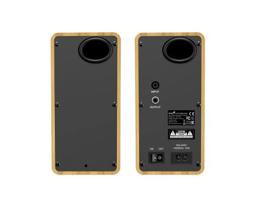 Genius Speakers 2.0 - SP-HF400 - 10W RMS, Pine Wood, image _ab__is.image_number.default