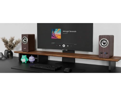 Genius Speakers 2.0 - SP-HF400 - 10W RMS, Pine Wood, image _ab__is.image_number.default