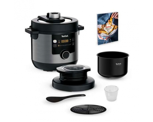 Tefal CY778830 Turbo Cuisine N'Fry 7,6L (Crispy Lid Included), 1200W, Epc, Automatic Prg (10+5Air Frying), Easy Steam Release, image 