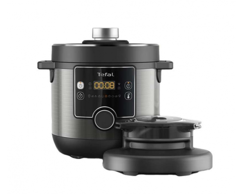 Tefal CY778830 Turbo Cuisine N'Fry 7,6L (Crispy Lid Included), 1200W, Epc, Automatic Prg (10+5Air Frying), Easy Steam Release, image _ab__is.image_number.default