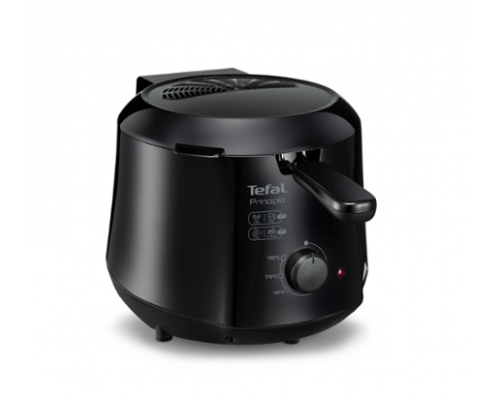 Tefal FF230831, Fry Principio, Compact fryer with thermo-insulated "cool" walls, Grease capacity: 1.2l, Capacity of food products: up to 600 g, black, image 