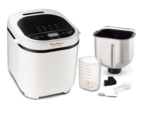 Tefal PF210138, Pain Dore, Breadmaker, 500/750/1 kg, 12 automatic programs, 720W, 3 Levels of crust roasting, LCD display, delayed start, white, image , 2 image