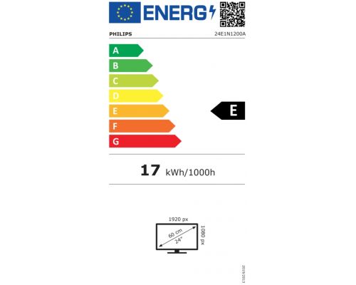 Philips 24E1N1200A, 23.8" IPS WLED, 1920x1080@120Hz, 4ms GtG, 1ms MPRT, 300cd m/2, 1500:1, Mega Infinity DCR, Adaptive Sync, FlickerFree, LowBlue Mode, 2Wx2, Tilt, D-SUB, HDMI, DP, image , 8 image