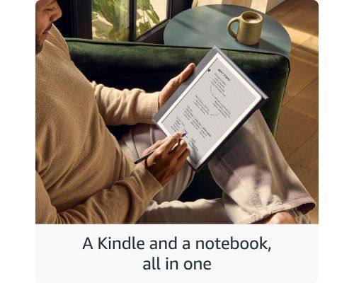 Amazon Kindle Scribe (2024) reader 32GB - 10.2" - w Premium Pen - tungsten, image _ab__is.image_number.default