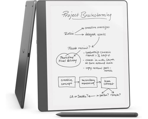 Amazon Kindle Scribe (2024) reader 64GB - 10.2" - w Premium Pen - tungsten, image 