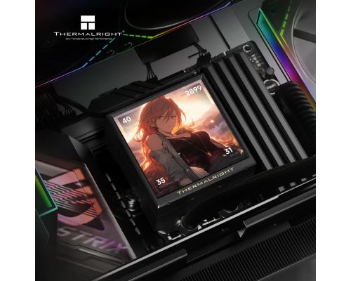 Thermalright Water Cooling Peerless Vision 360 ARGB Black - 3.95 inch IPS LCD Display, image _ab__is.image_number.default