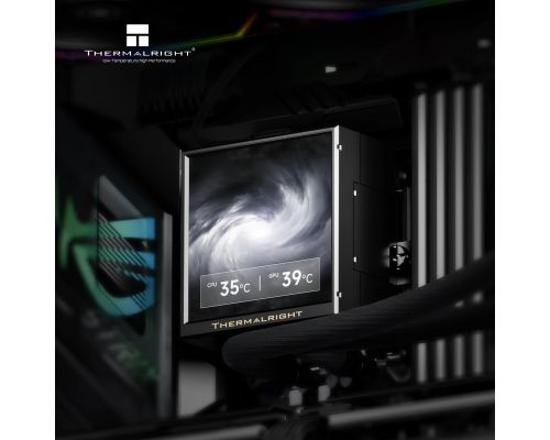 Thermalright Water Cooling Peerless Vision 360 ARGB Black - 3.95 inch IPS LCD Display, image _ab__is.image_number.default