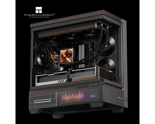 Thermalright Water Cooling Peerless Vision 360 ARGB Black - 3.95 inch IPS LCD Display, image _ab__is.image_number.default