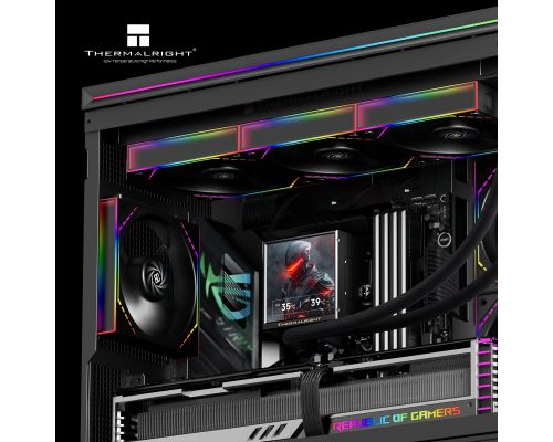 Thermalright Water Cooling Peerless Vision 360 ARGB Black - 3.95 inch IPS LCD Display, image _ab__is.image_number.default