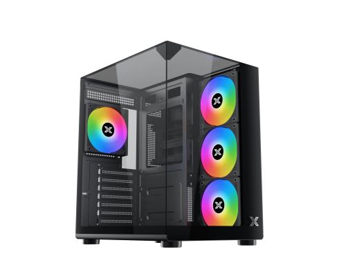 Xigmatek Case ATX - Aqua Compact - 4 ARGB Fans, image 