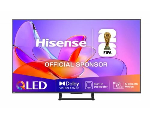 Hisense 50" A7Q, 4K Ultra HD 3840x2160, QLED, FALD, Quantum Dot, HDR 10+, HLG, Dolby Vision, Dolby Atmos, Smart TV, WiFi 5GHz, WiFi Direct, BT, Anyview Cast, 3xHDMI, 2xUSB, LAN, CI+, DVB-T2/C/S2, Black, image 