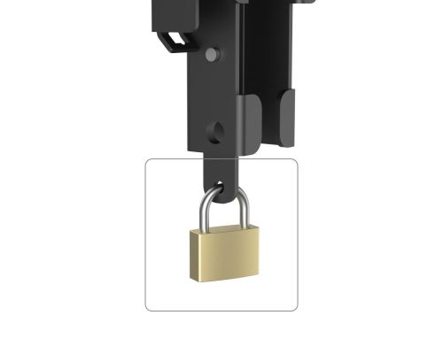 Hama TV Wall Bracket, Rigid, Theft Protection, 165 cm (65") up to 50 kg, image _ab__is.image_number.default