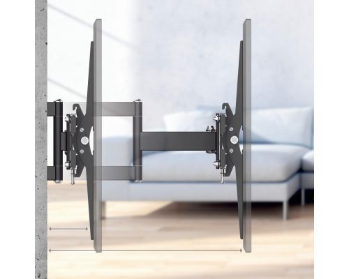 Hama TV Wall Bracket, Swivel, Tilt, Pull-out, 191 cm (75”), up to 40 kg, image , 5 image
