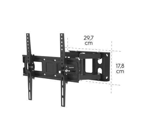 Hama TV Wall Bracket, Swivel, Tilt, Pull-out, 191 cm (75”), up to 40 kg, image , 12 image