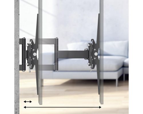 Hama TV Wall Bracket, Swivel, Tilt, Pull-out, 216 cm (85”), up to 50 kg, image _ab__is.image_number.default