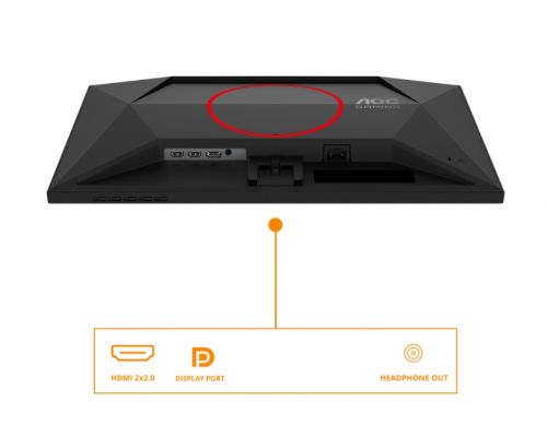 Монитор, AOC 24G4ZR, 23.8" Fast IPS WLED, 1920x1080@260Hz (OC, Native 240Hz), image , 2 image