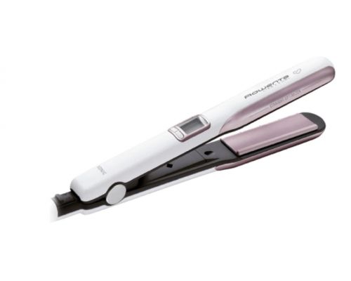 Rowenta SF7660F0 Liss & Curls Premium Care, cashemere keratin coating, ionic function, liss optimizer (silicon strip), LCD screen, 2 settings (130-200C), fast heat up (30'), auto-off (60"), lock system, floating plates, image _ab__is.image_number.default