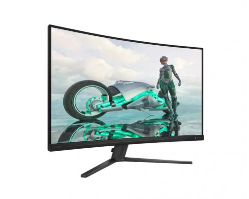 Philips Evnia 32M2C3500L, 31.5" Curved 1500R VA WLED, 2560x1440@180Hz, 1ms GtG, 0.5ms MPRT, 300cd m/2, 3000:1, Mega Infinity DCR, Adaptive Sync, FlickerFree, Low Blue Light, Tilt, 2xHDMI, DP, image 