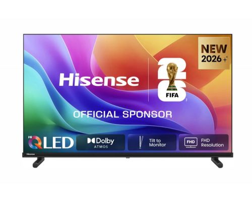 Hisense 40" A5S, Full HD 1920x1080, QLED, Quantum Dot, HDR, HLG, DTS HD, Light Sensor, Dolby Audio, Smart TV, WiFi, WiFi Direct, 2xHDMI, 2xUSB, LAN, CI+, DVB-T2/C/S2, Black, image 