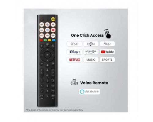 Hisense 43" A6S, 4K Ultra HD 3840x2160, DLED, DFA, Precision Colour, HDR 10+, HLG, Dolby Vision,Light sensor, Smart TV, WiFi, BT, AnyView Cast, Gaming Mode, 1xHDMI2 eArc, 3xHDMI, 2xUSB, LAN, CI+, DVB-T2/C/S2, Black, image _ab__is.image_number.default
