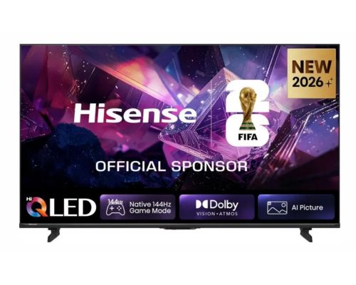Hisense 50" E7S Pro, 4K Ultra HD 3840x2160, QLED, Quantum Dot, 144Hz, HDR 10+ adaptive, HLG, Dolby Vision, DTS Virtual X, Smart TV, WiFi 5GHz, WiFi Direct, BT, Anyview Cast, 4xHDMI, 2xUSB, LAN, CI+, DVB-T2/C/S2, Black, image 