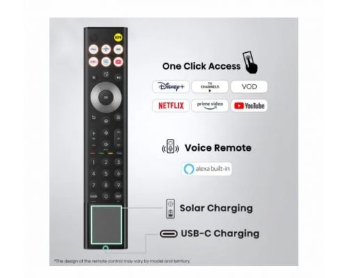 Hisense 55"U7S Pro, 4K Ultra HD 3840x2160, ULED, FALD, Quantum Dot, 165Hz, IPS, HDR 10+, HLG, Dolby Vision IQ, Dolby Atmos, Smart TV, WiFi 5GHz, WiFi Direct, BT, Anyview Cast,light sensor,Solar Powered Remote, 4xHDMI, 2xUSB, LAN, CI+, DVB-T2/C/S2, Black, image _ab__is.image_number.default