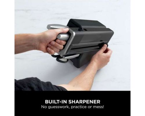 NINJA StaySharp K62014EUUK Stainless Steel Kitchen Knife Set (14-Piece), Built-in Sharpener, Graphite Block, image _ab__is.image_number.default