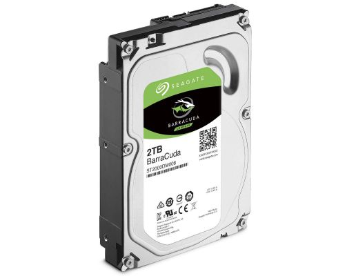 HDD SEAGATE BarraCuda, 2TB, 256MB, 7200 rpm,  SATA 3, ST2000DM008, image 