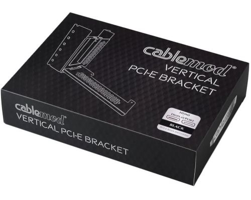 CableMod CM-VPB-2DK-R – Universal Vertical GPU Bracket with 200mm Flat Line Pci-E X16 Riser Cable Kit + 1x DisplayPort, 1x HDMI, image , 3 image