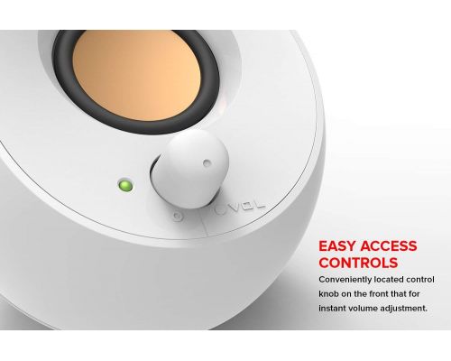 Sound System Creative PEBBLE, 2.0, 2 x 2.2W, White, image , 2 image