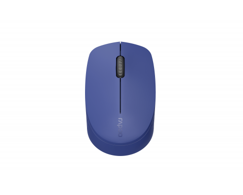 Mouse Optic Wireless Mouse RAPOO M100 Silent, Multi-mode, Albastru, image 