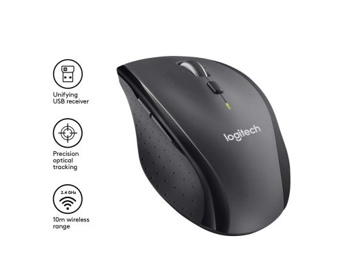 Wireless optical mouse LOGITECH M705 Marathon, USB, Black, image , 3 image