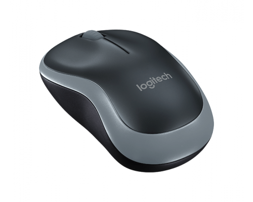 Wireless optical mouse LOGITECH M185, Swift Grey, USB, image , 2 image