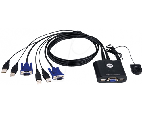 Switch KVM EDIMAX ATEN CS22U, 2x 1, USB, image 