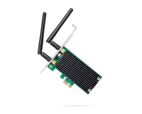 Wireless Adapter TP-LINK Archer T4E , AC1200 dual band, PCI-EX, 2 external antennas, image 