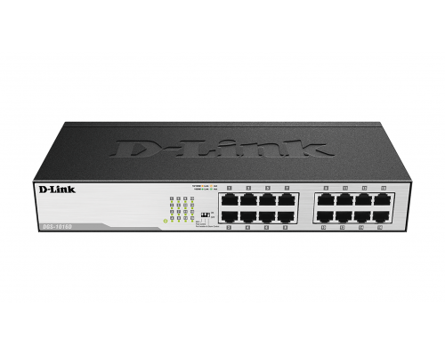 Switch D-Link DGS-1016D / E, 16 -port 10/100/1000, Desktop, suport pentru rack, image 