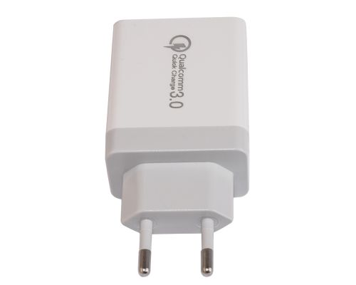 Makki Fast Charger - QC3.0+2xUSB 30W White - MAKKI-QC30W3, image , 4 image