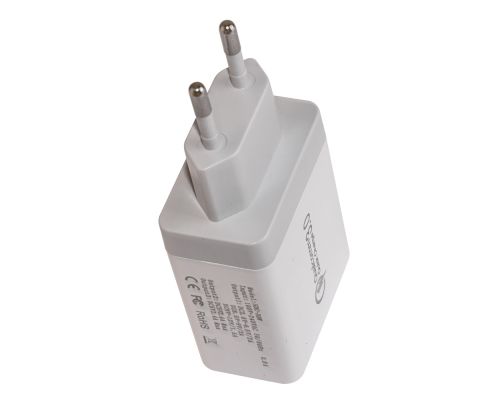 Makki Fast Charger - QC3.0+2xUSB 30W White - MAKKI-QC30W3, image , 5 image
