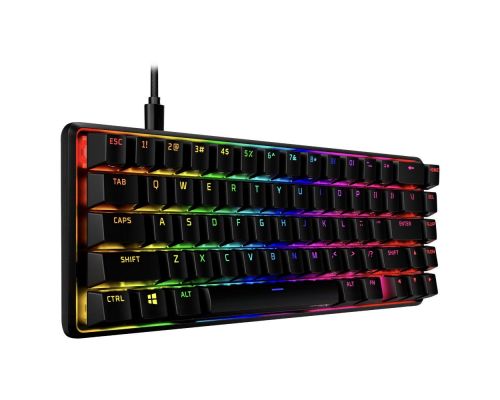 Gaming mechanical keyboard HyperX Alloy Origins 65, HyperX Aqua, image , 3 image