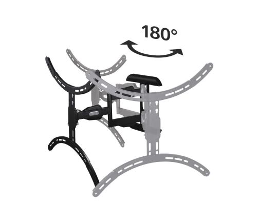Hama FULLMOTION TV Wall Bracket, 3 Stars, 191 cm (75"), black, image _ab__is.image_number.default