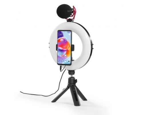Hama "SpotLight Smart 80 II" LED Ring Light, Set for Smartphone and Tablet, image , 7 image