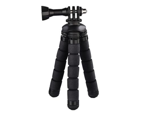 Hama "Flex" Mini-Tripod for Smartphone and GoPro, 14 cm, black, image , 2 image