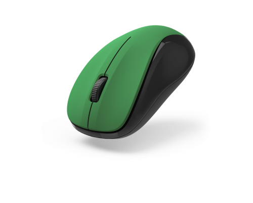 Hama "MW-300 V2" Optical 3-Button Wireless Mouse, Quiet, USB Receiver, green, image 