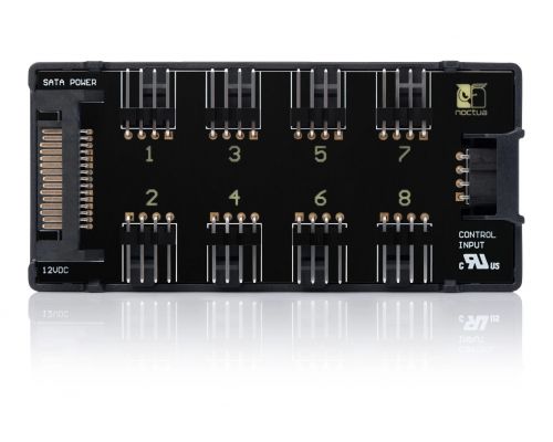 Noctua Fan Hub - 8 port PWM with SATA Power 5V/12V - NA-FH1, image 